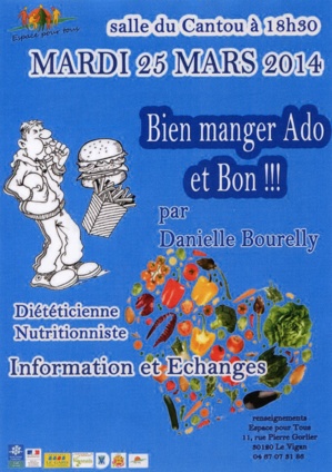 Information et échanges "Bien manger Ado et bon"