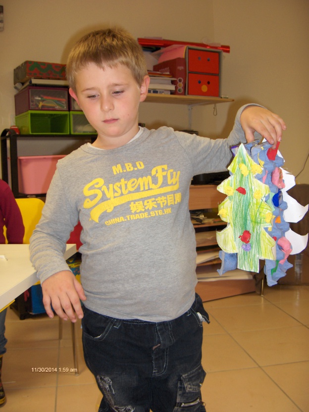 Activités "arts plastiques" le 28 Novembre 2014