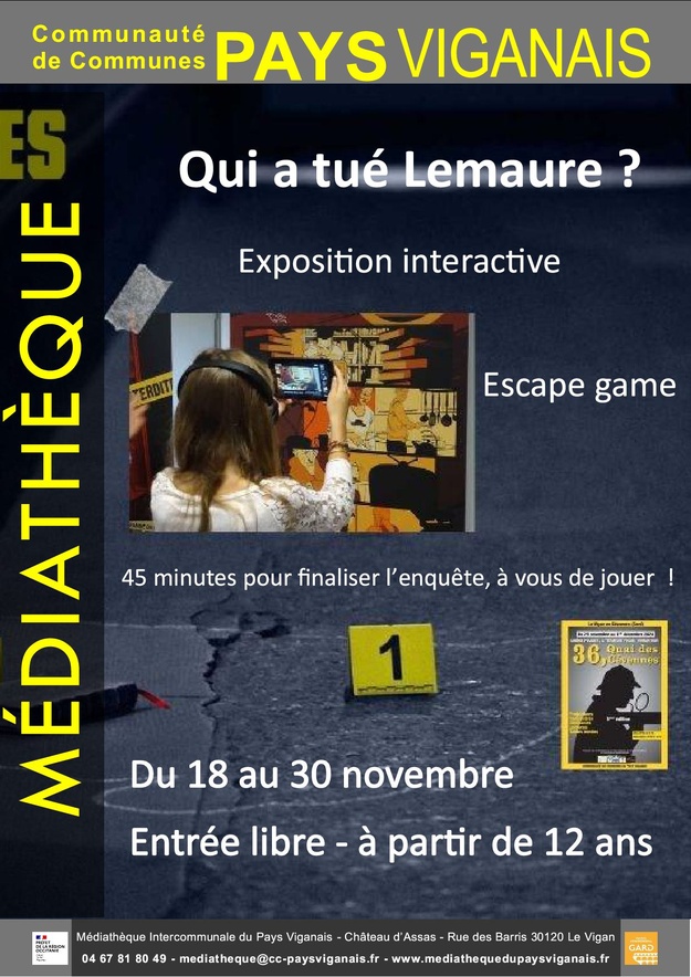 Animations Médiathèque novembre 2024