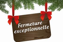 Fermeture exceptionnelle mairie pendant les Fêtes