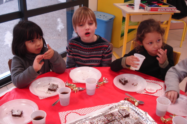 Goûter de Noël avec Danièle et les GS