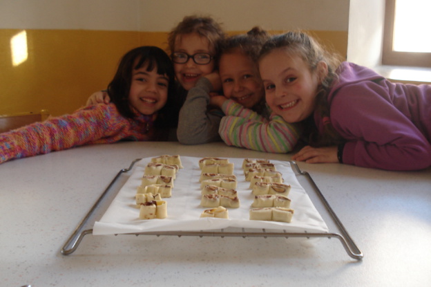 Côté cuisine avec Danièle c'est la recette des "palmiers au sucre et nutella"