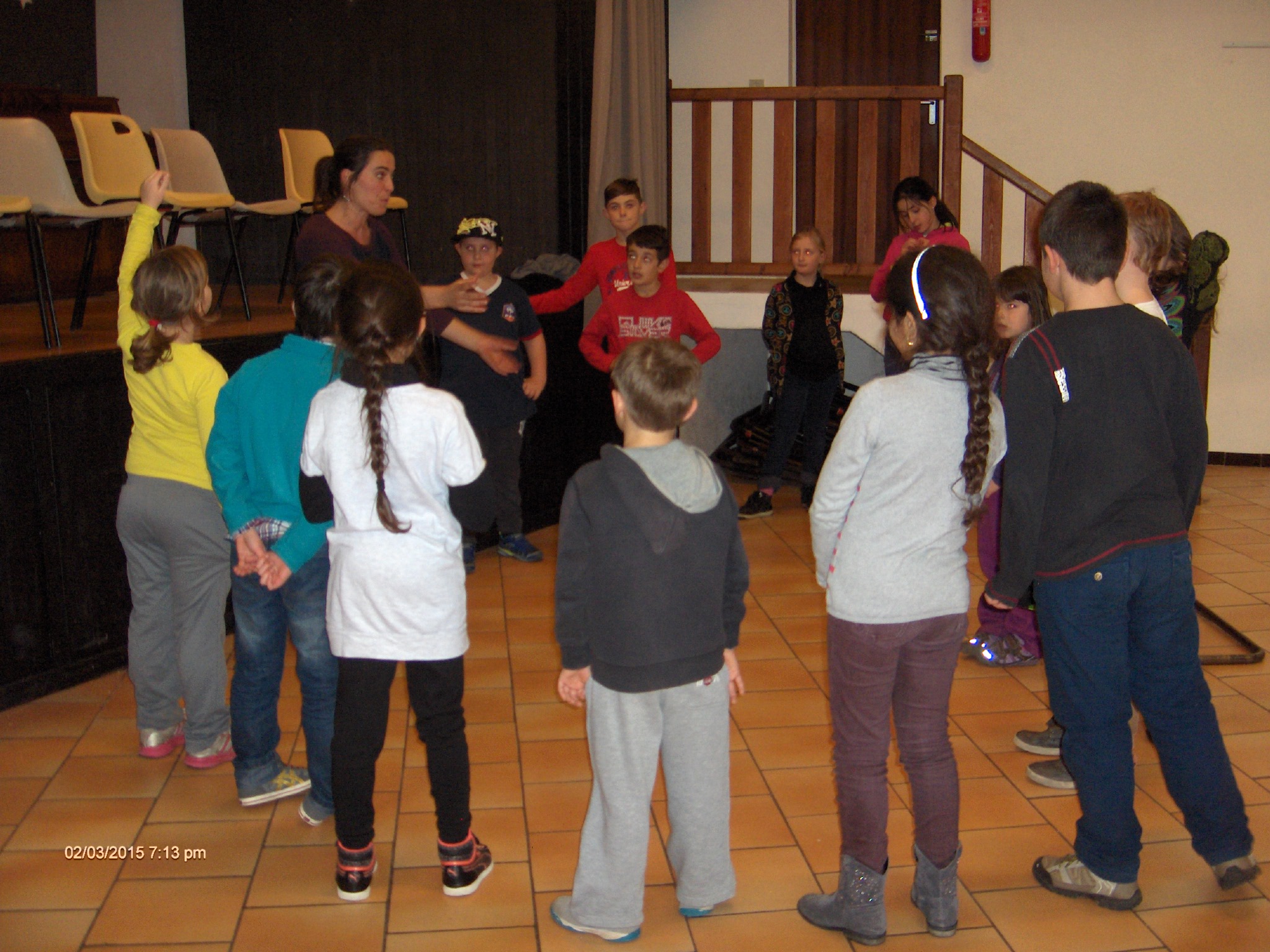 Dernières photos des activités périscolaires avant les vacances d'hiver...