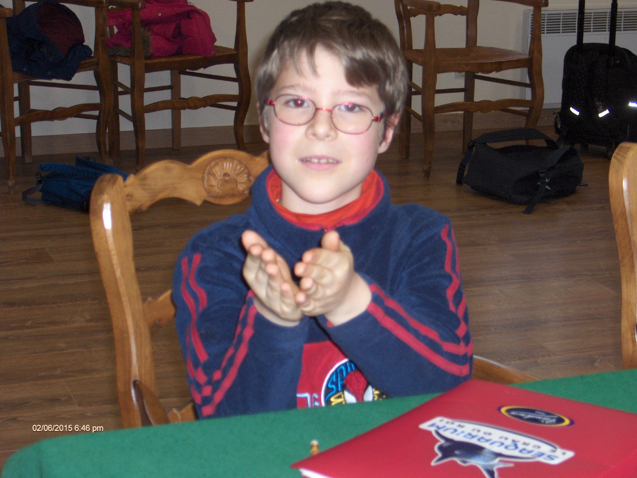 Dernières photos des activités périscolaires avant les vacances d'hiver...