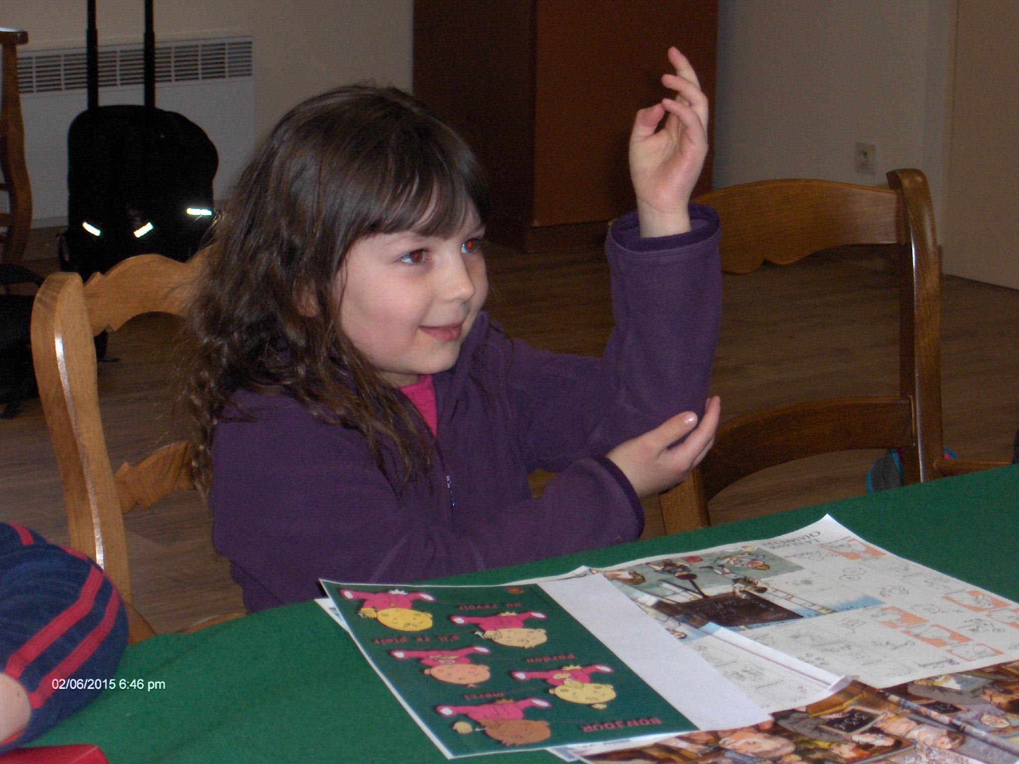 Dernières photos des activités périscolaires avant les vacances d'hiver...