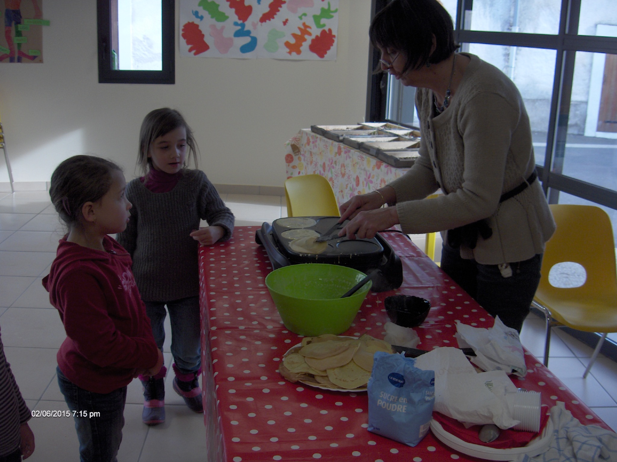 Dernières photos des activités périscolaires avant les vacances d'hiver...