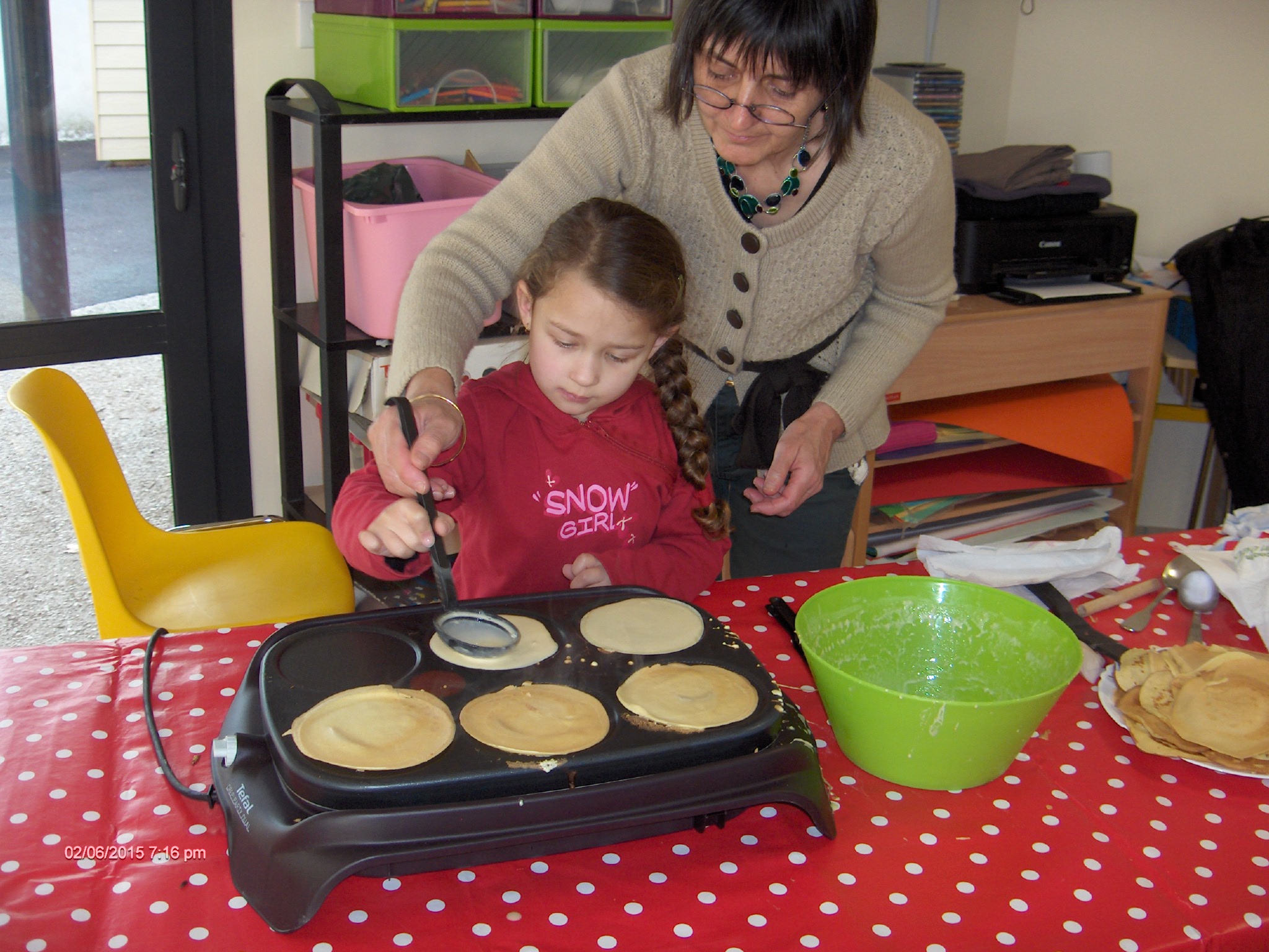 Dernières photos des activités périscolaires avant les vacances d'hiver...