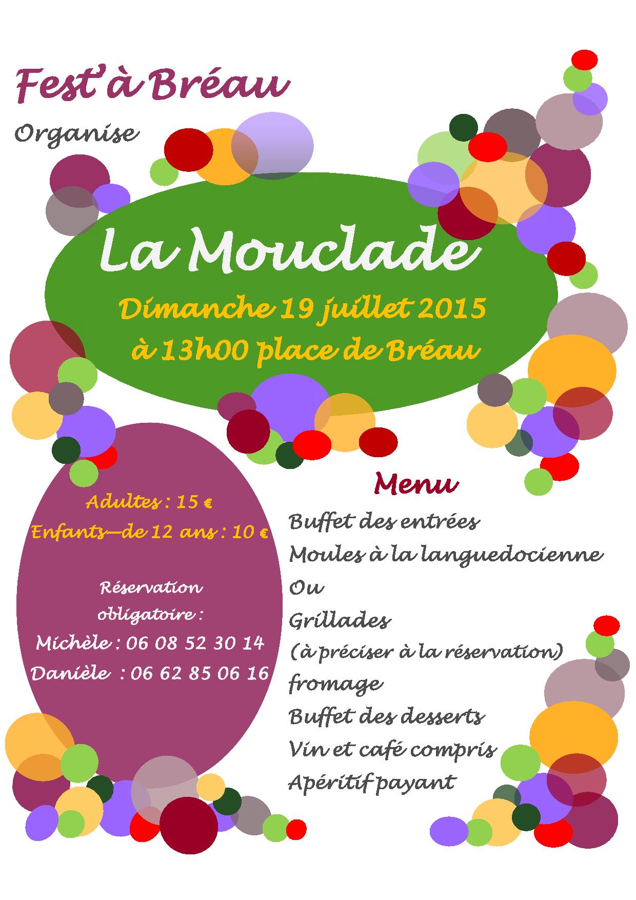 Mouclade le 19 juillet !