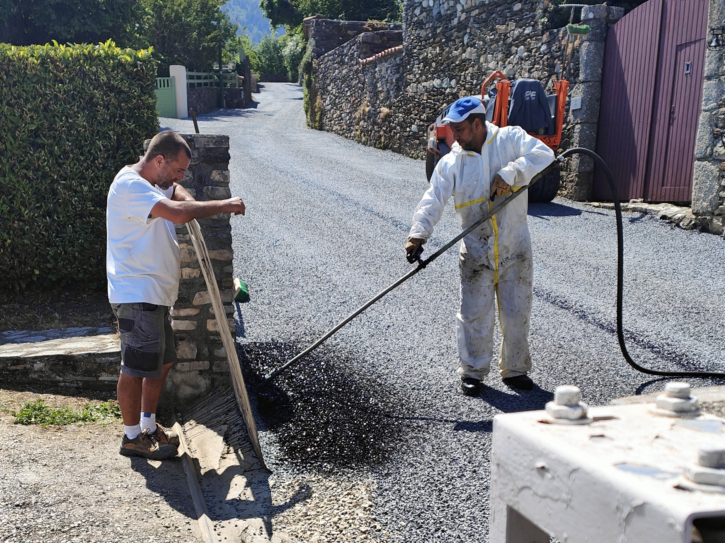 Réfection de la chaussée du chemin du Tour de ville