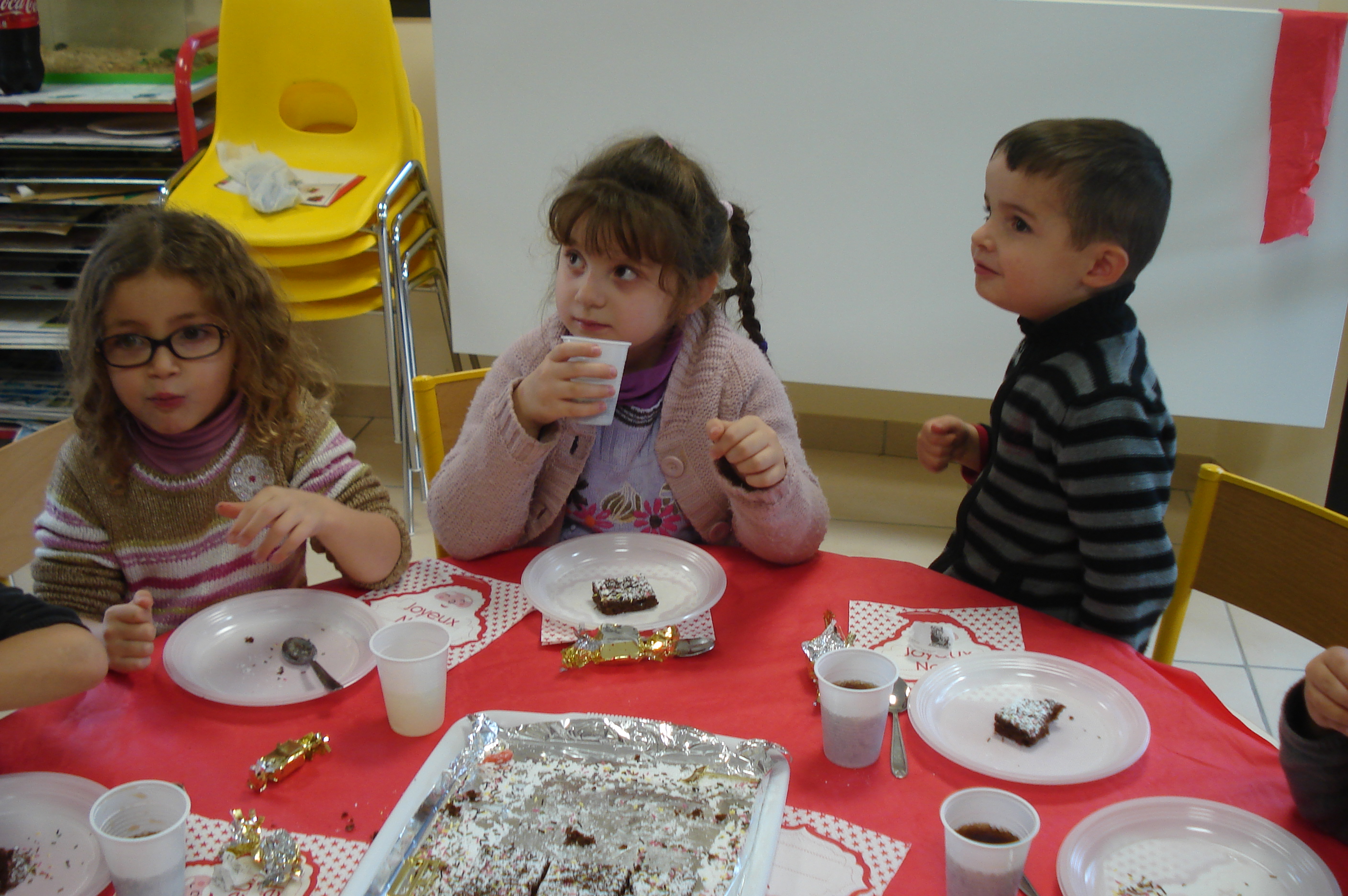 Goûter de Noël avec Danièle et les GS