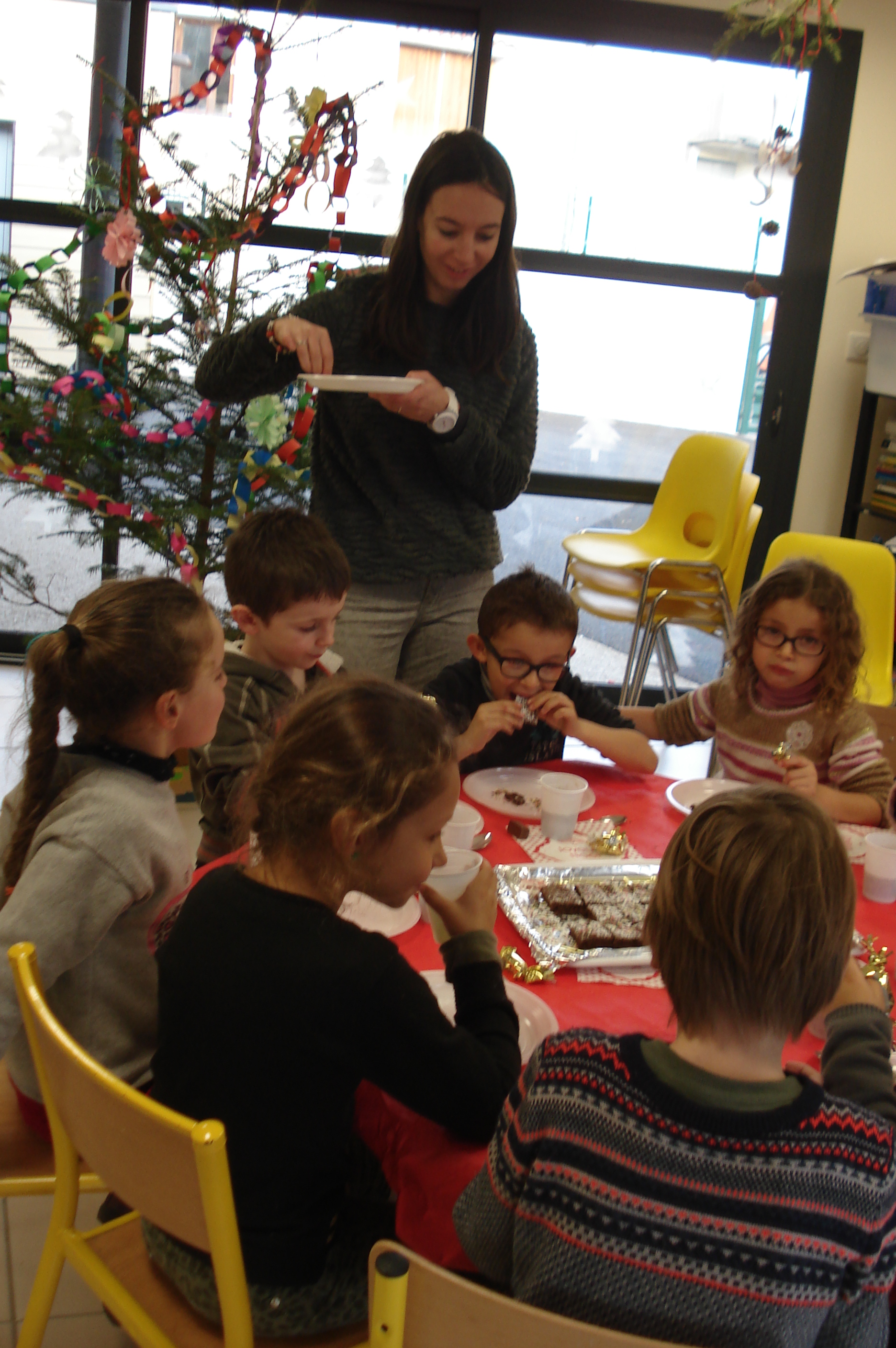 Goûter de Noël avec Danièle et les GS