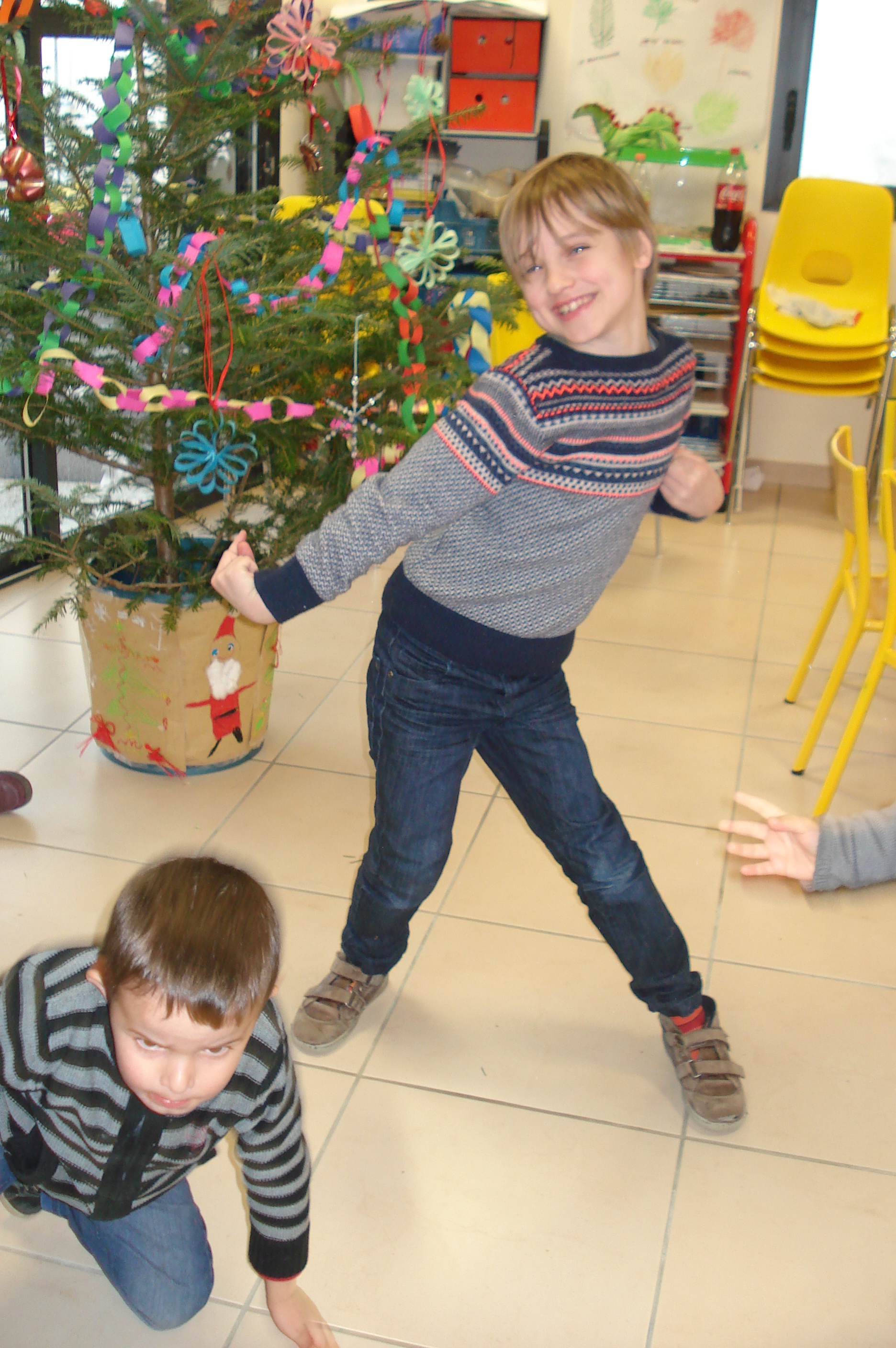 Goûter de Noël avec Danièle et les GS