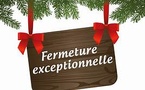 Fermeture exceptionnelle mairie pendant les Fêtes